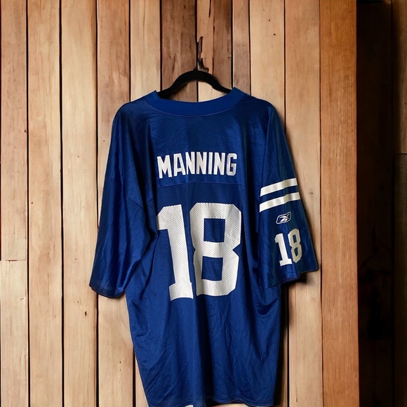 Reebok NFL Manning Jersey Distressed Sz.XL - Picture 3 of 7